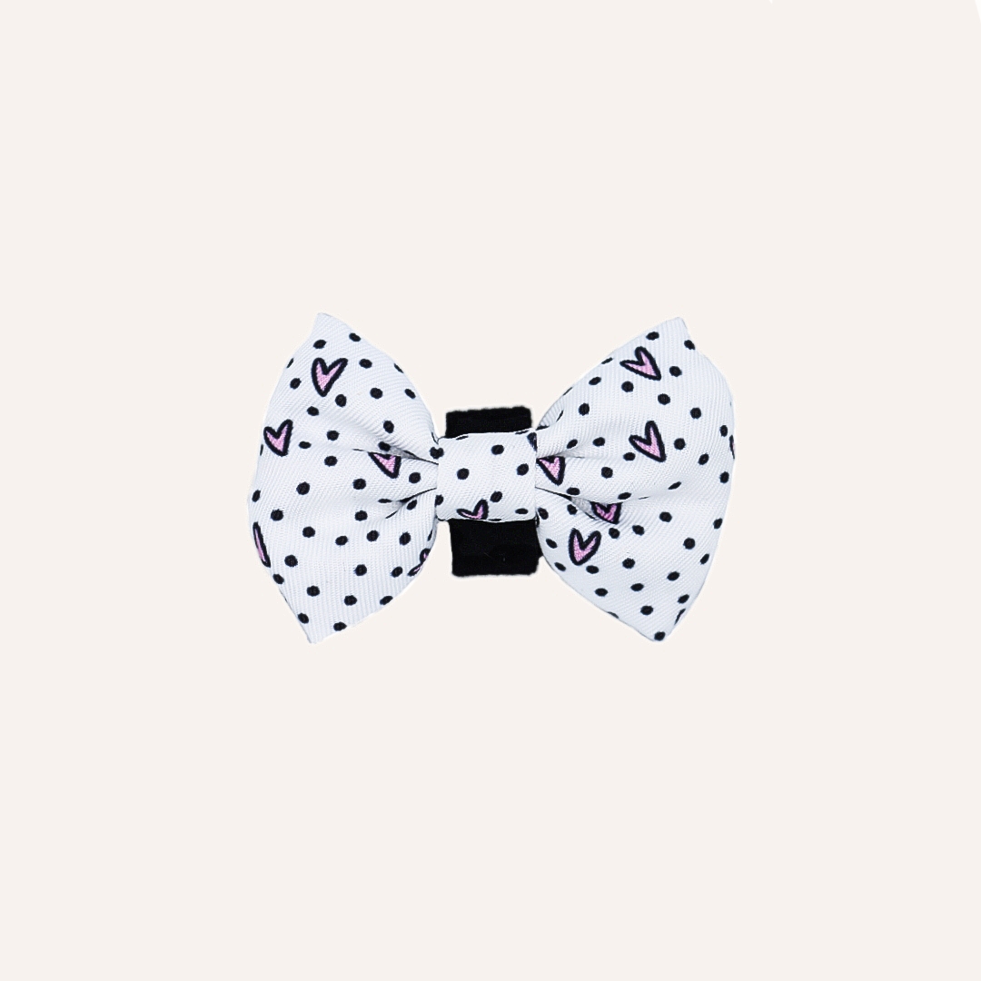 Bowtie - Dots of Love -PINK