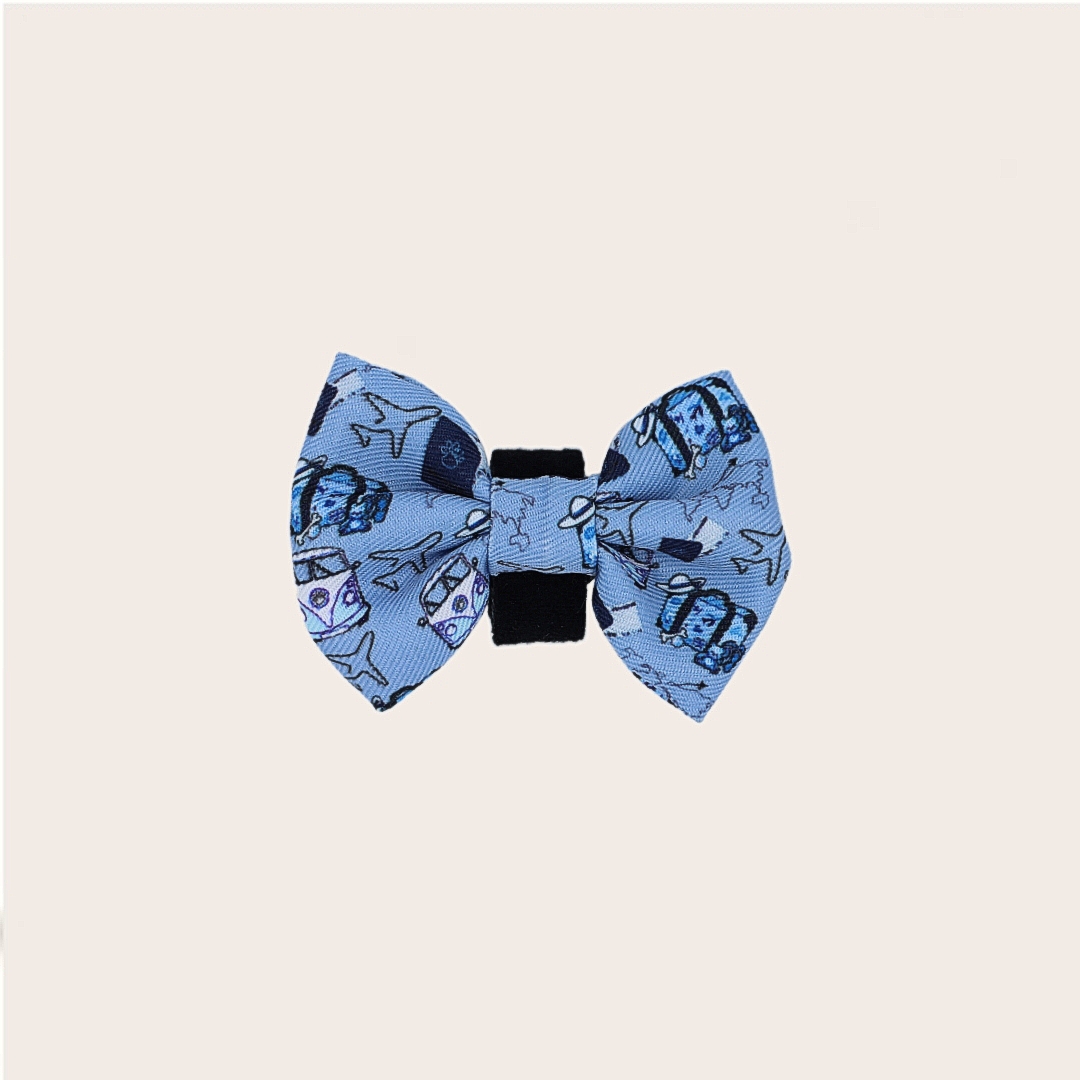 Vlinderdas - Paws around the world -BLAUW