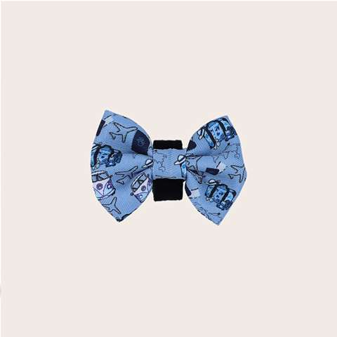 Bowtie - Paws around the world -BLUE