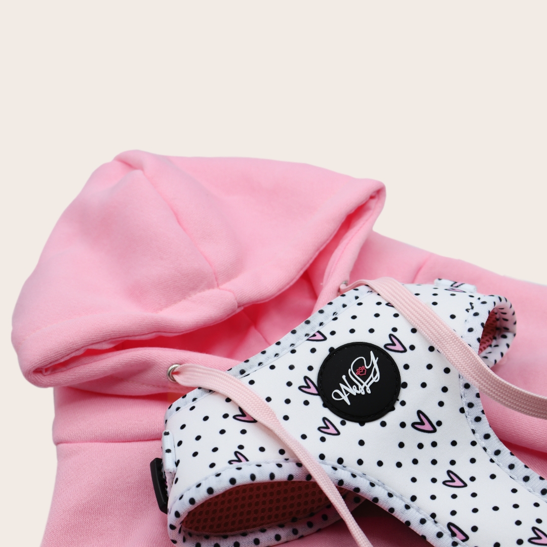 Pink adidog hoodie sale