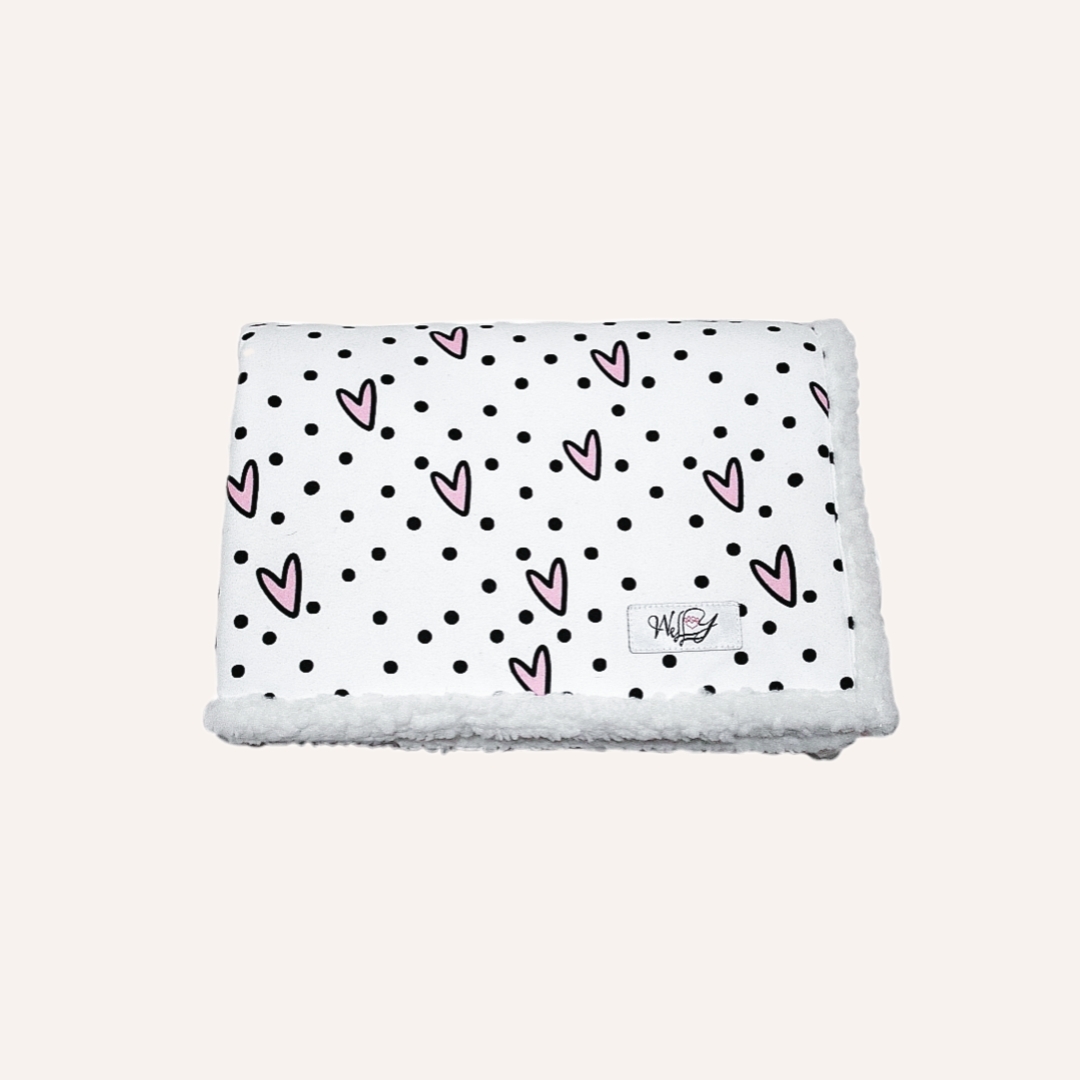 Blanket - Dots of Love - PINK
