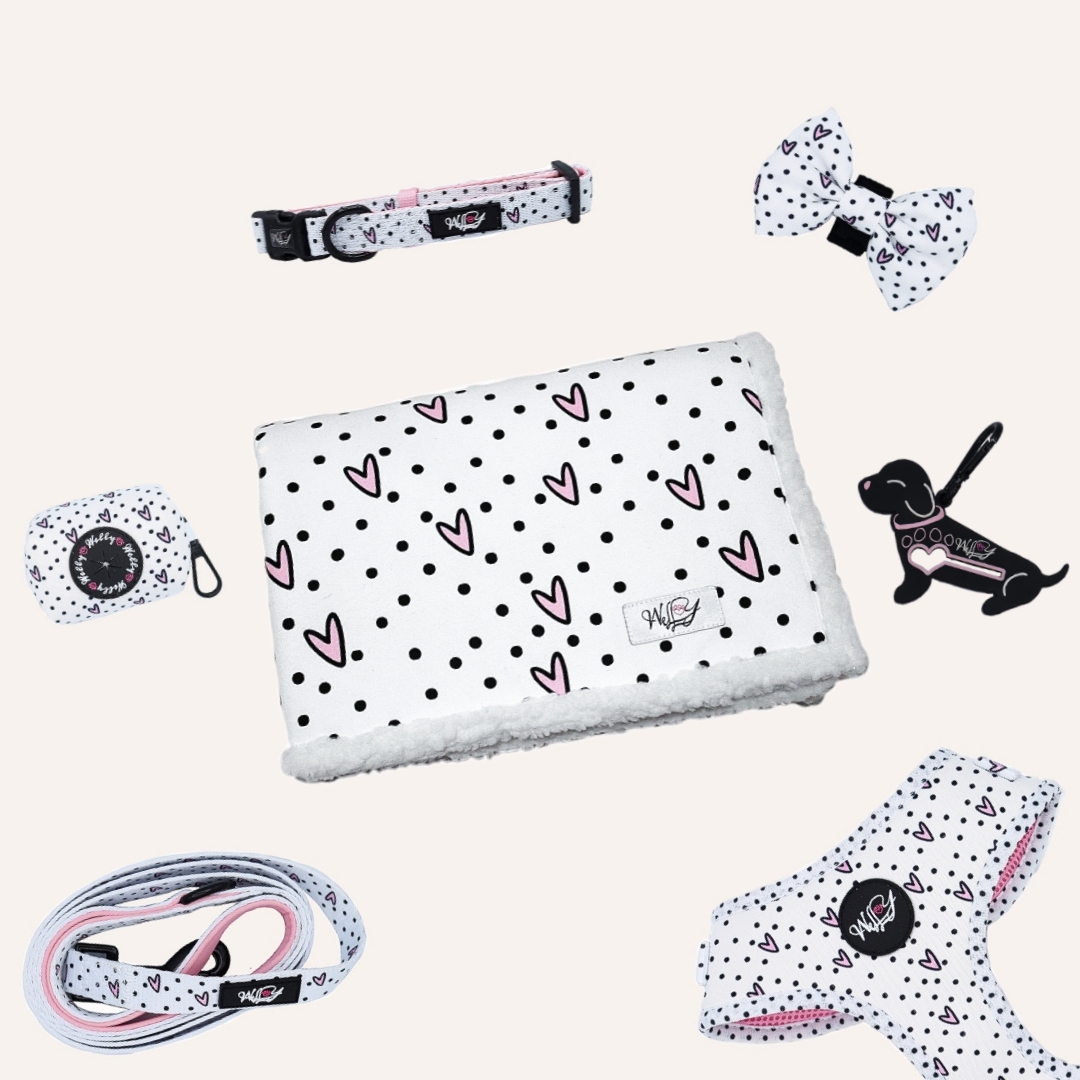 Bundel set  - Dots of Love - PINK XL