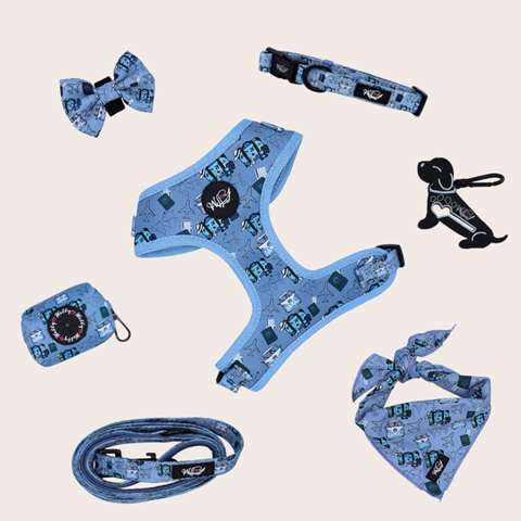 Bundel set  - Paws around the world-  - BLAUW