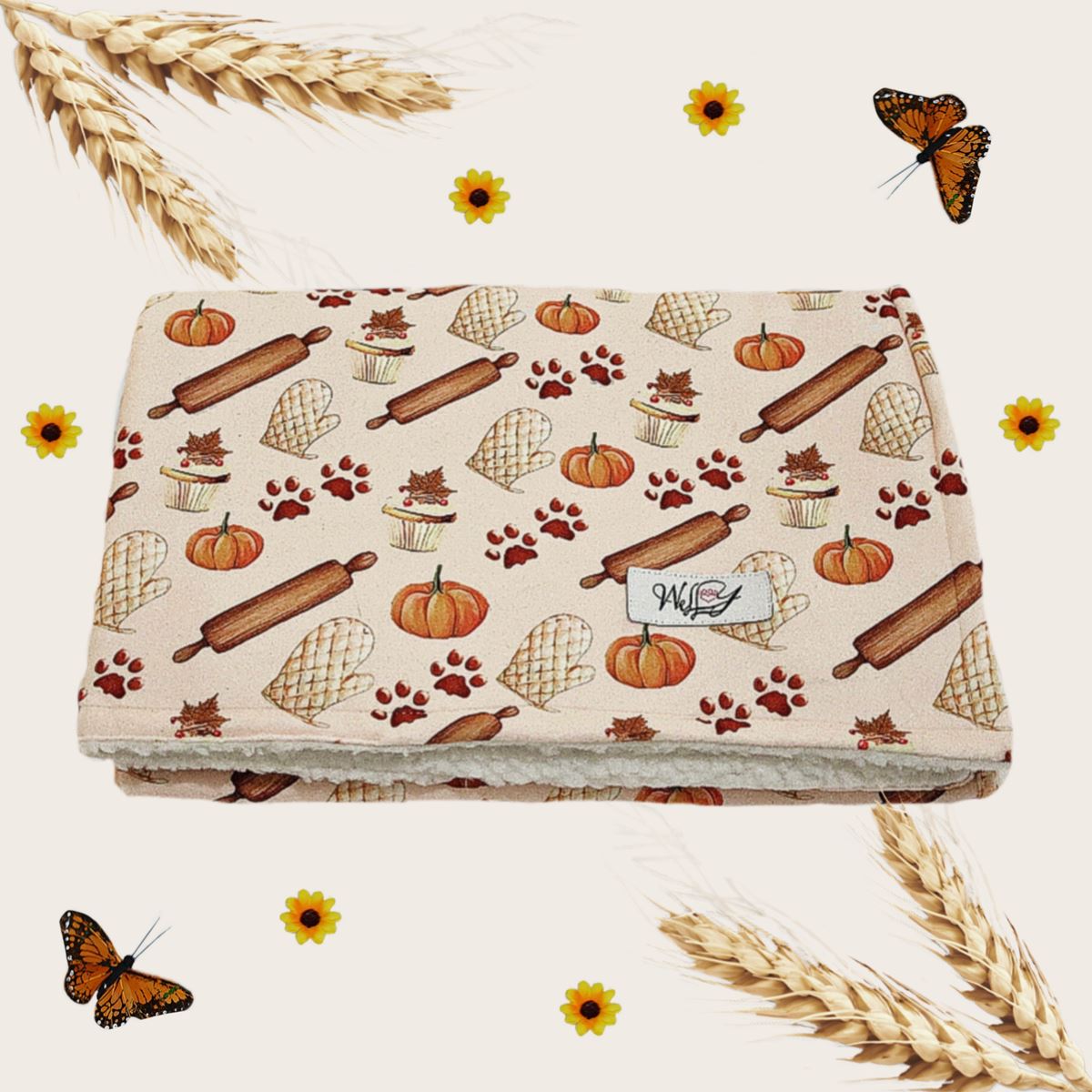 Blanket - Pumpkin Paws